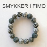 Smykker -armb&aring;nd, halsk&aelig;der og &oslash;reringe i fimo